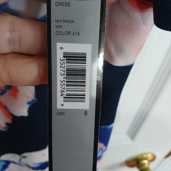 Chelse Rose Navy Blue Dress, New w/tags - Picture 2 of 9